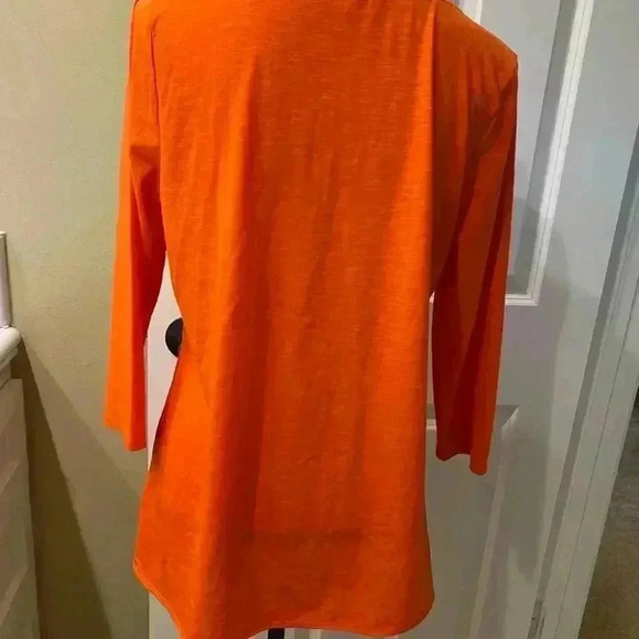 Women's Butterfly Sequin Shimmer Decorative Two-Third Sleeve Poly Large - Picture 4 of 11